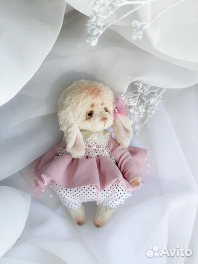 Мишка тедди ручная работа(зайка)