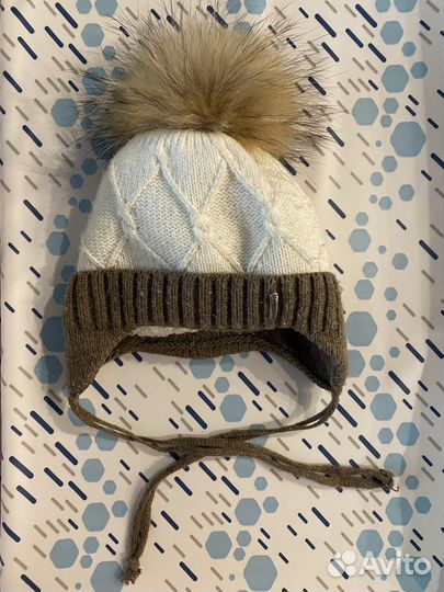 Шапка зимняя 0-6 мес