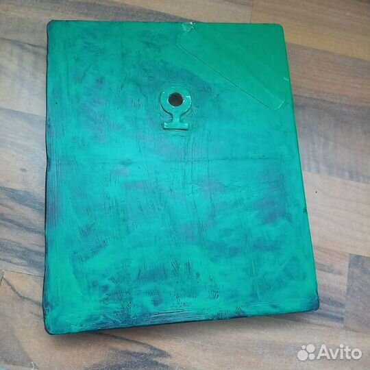 Редкая чеканка барельеф медный Камасутра