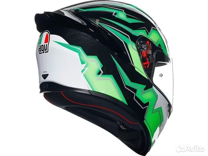 Мотошлем AGV K-1 E2206 kripton black/green