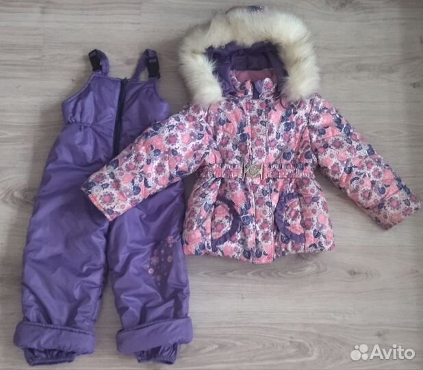 Зимний комбинезон для девочки 98