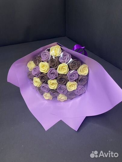 Букет - 29 Роз из Бельгийского Шоколада