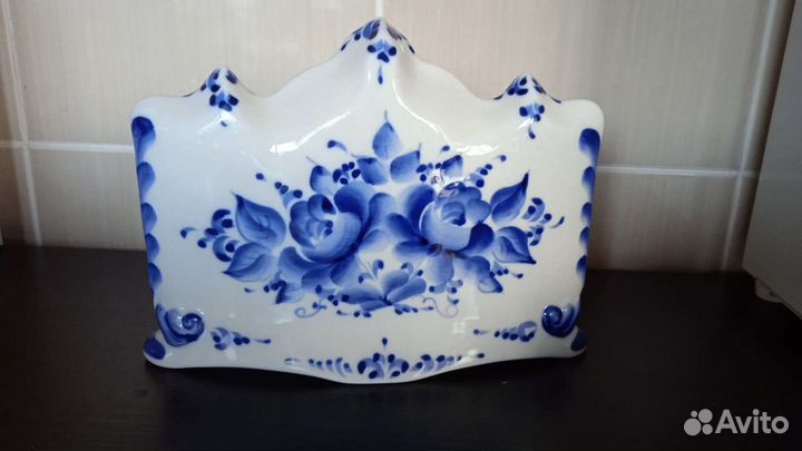 Киот настольный гжель