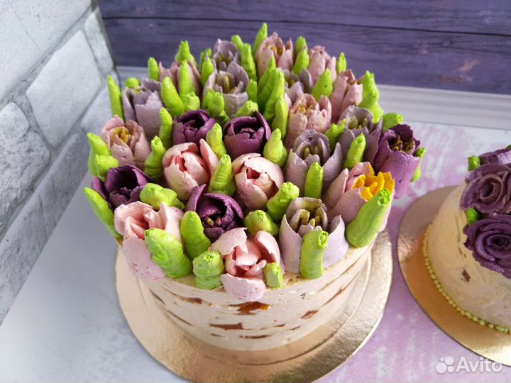 Зефирные цветы на День рождения, в подарок