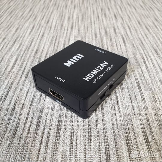 Переходник hdmi-RCA (hdmi на AV, hdmi на тюльпаны)