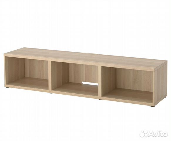Тумба под тв IKEA бесто 180 беленый дуб купить в Москве | Товары для ...