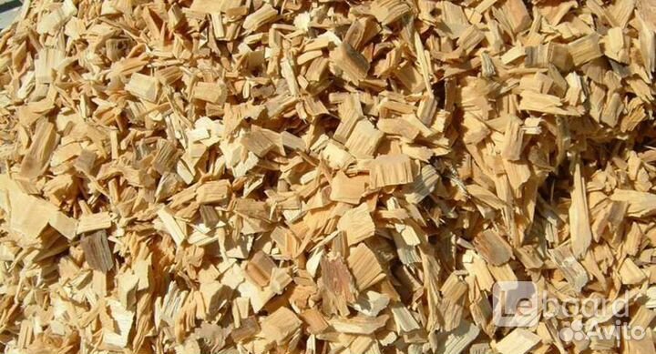 Древесная щепа в мешках