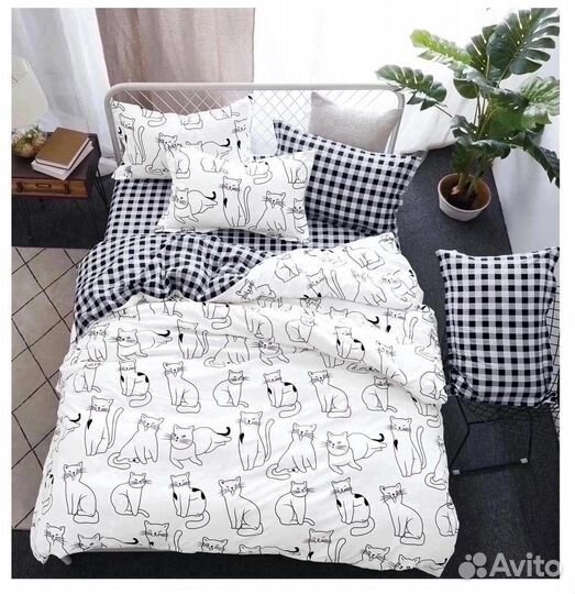 Постельное белье евро