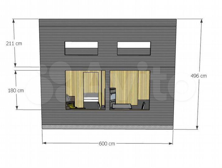 Дача 54 м² на участке 8,7 сот.