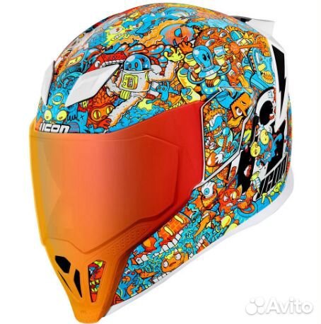 Мотошлем Icon Airflite mips Redoodle