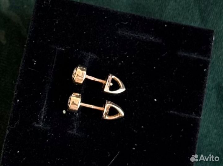 Пусеты с бриллиантами