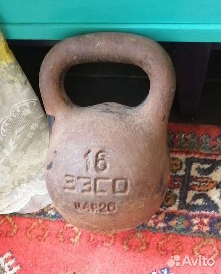 Гиря 16 кг бу