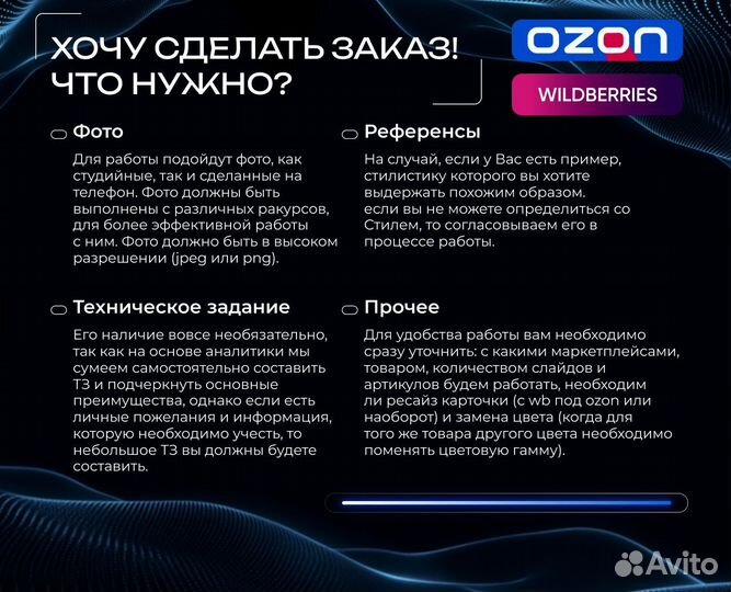 Инфографика для маркетплейсов