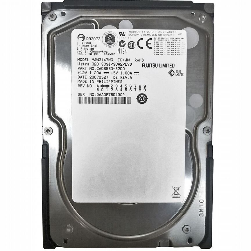 [MAW3147NC] Жесткий Диск Fujitsu 147gb Ca06550-B200 Maw3147nc