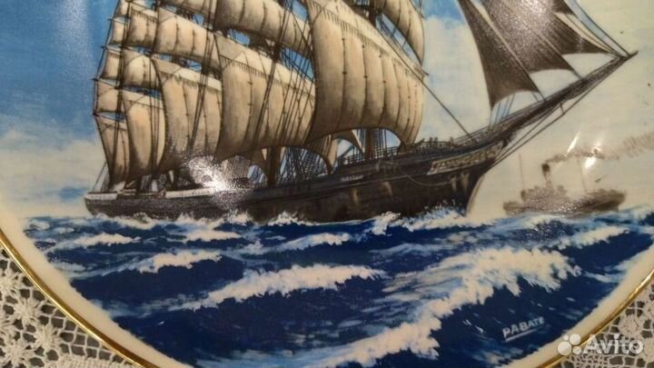 Настенная тарелка Парусник preussen Англия