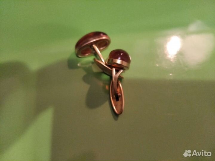 Винтаж СССР. Запонки серебряные 875 проба