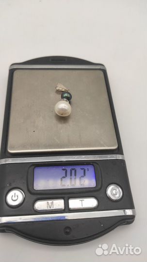 Подвес серебро 925 проба жемчуг №4560 Состояние