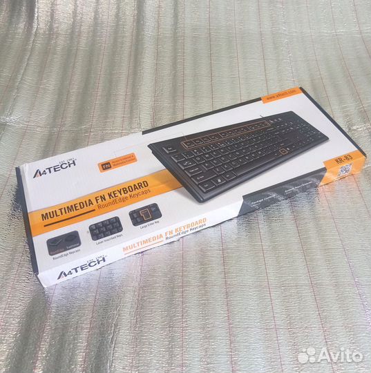 Клавиатура A4Tech KR-83 чёрная USB (новая)