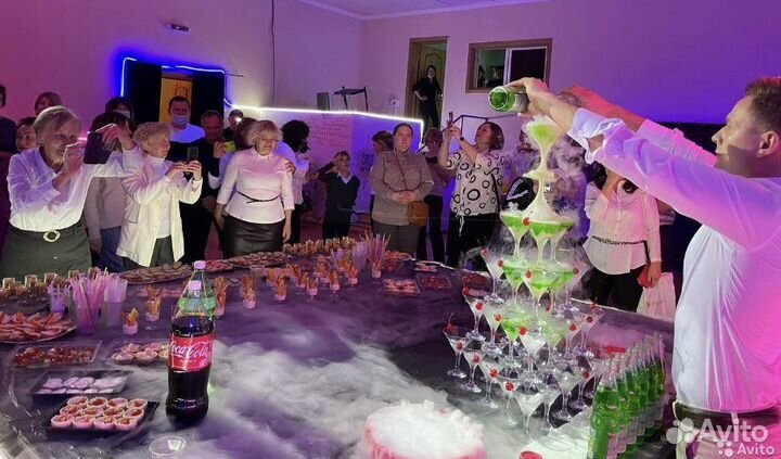 Шоу на ваш праздник/ Пирамида из бокалов