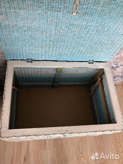 Сундук плетёный