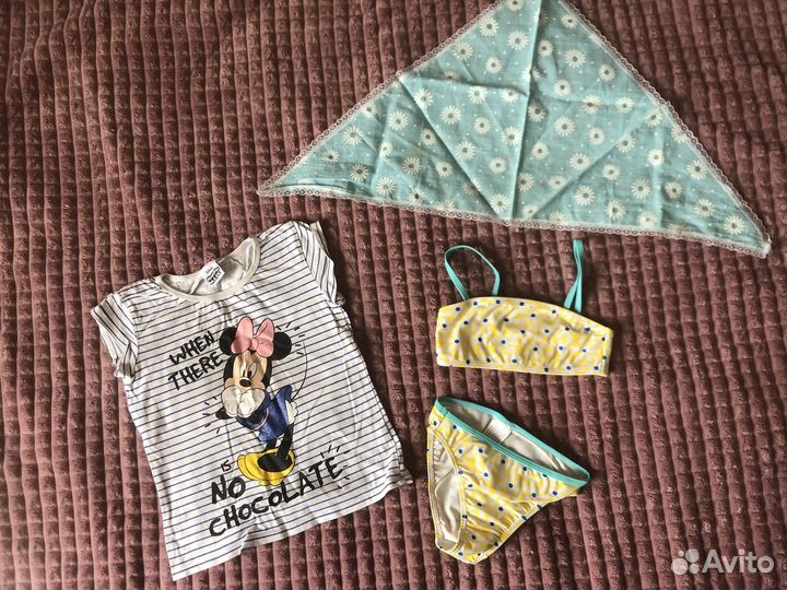 Пакет вещей на девочку 110-116см