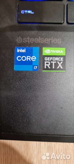 Мощный игровой ноутбук с подсветкой клавиатуры