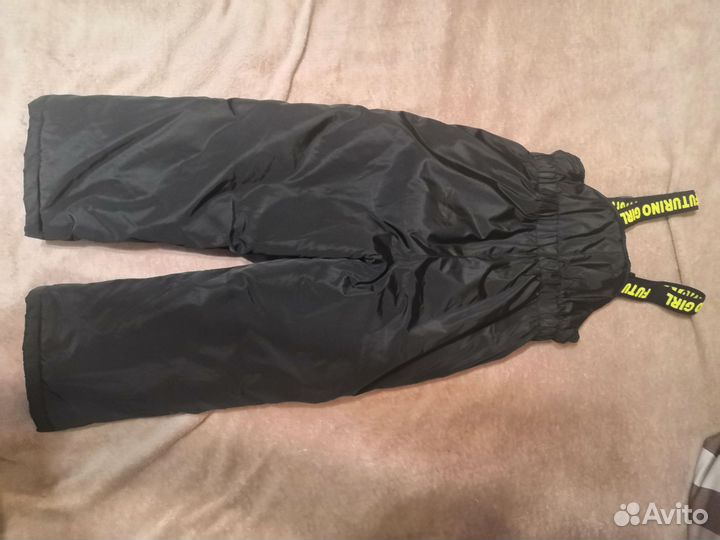 Зимний комбинезон для девочки размер 110