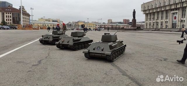 Электрический мини-танк Т-34 радиоуправляемый