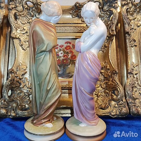 RAR.Royal Worcester.Печаль и Радость.Статуэтка