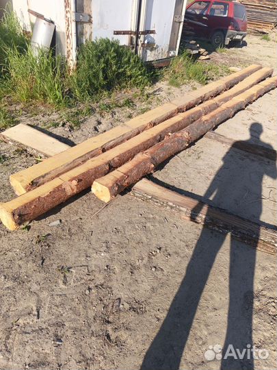 Балки сосновые 7 м