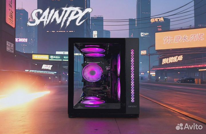 Игровой пк на видеокарте gf GTX 1050 Ti