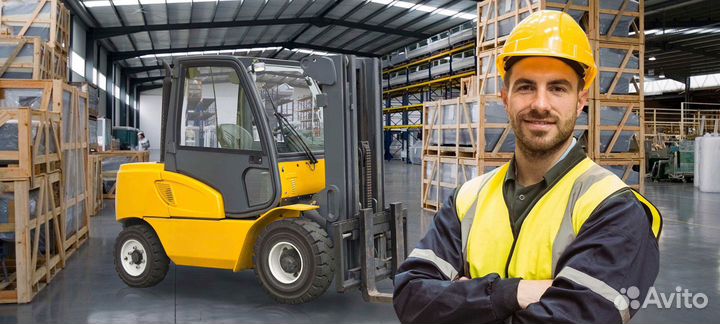 Водитель погрузчика без опыта/с опытом