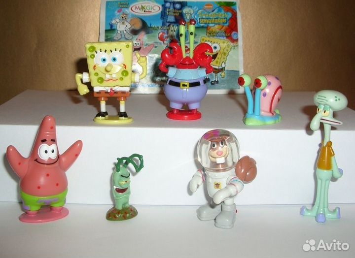 Губка Спанч Боб, Тайная жизнь,Фиксики киндер серии