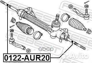 Тяга рулевая (toyota estima ACR5#/GSR5# 2006)