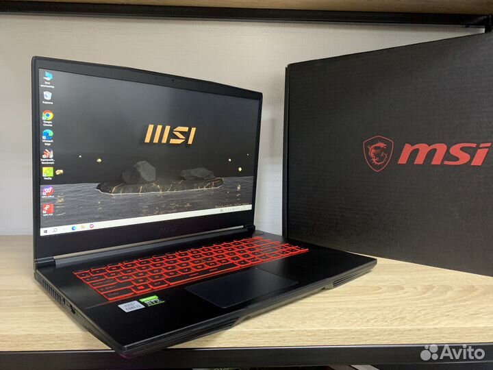 Игровой ноутбук MSI Core i5-10Th/RTX 3060/16Gb