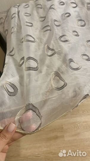 Штора тюль органза 4м на 2,5 м