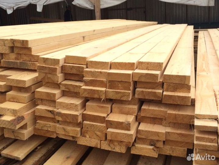 Доска обрезная, 1 сорт, сосна
