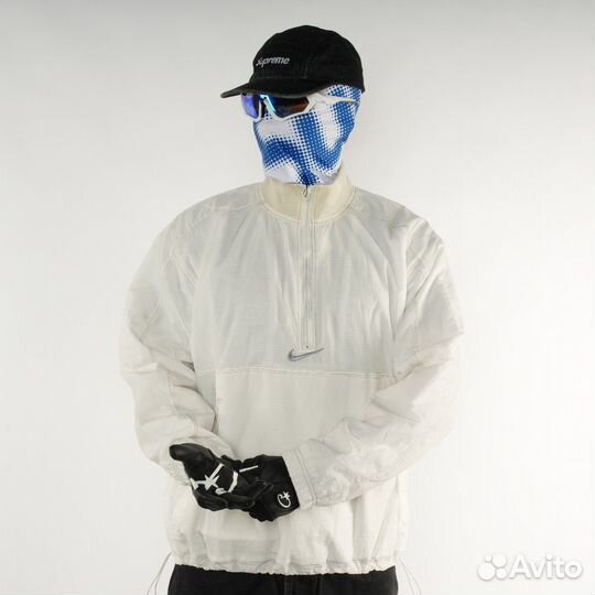 Анорак белый Nike x Supreme