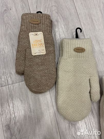 Варежки женские зимние