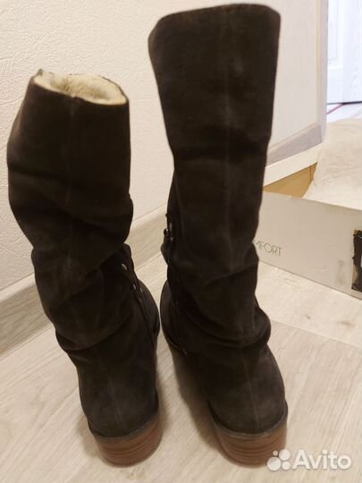 Полусапоги женские 39 замша