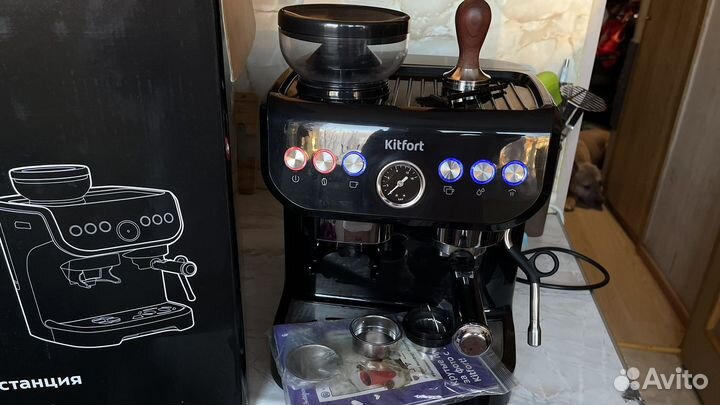 Кофейная станция рожковая kitfort