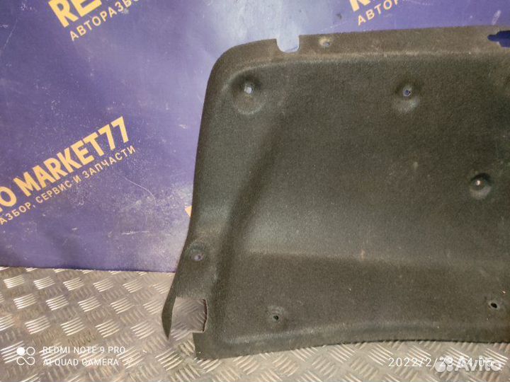 Обшивка багажника Renault Fluence седан 1.6 K4M