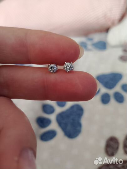 Серебряные серьги