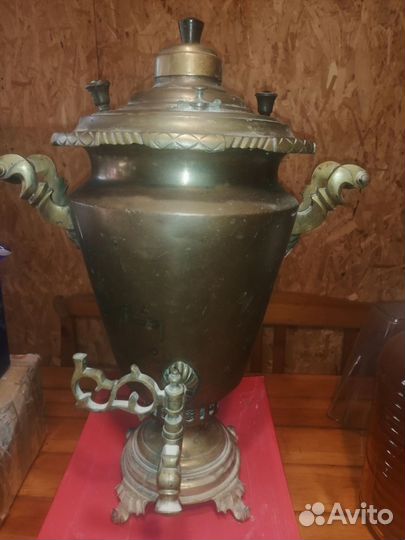 Самовар на дровах старинный