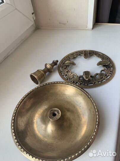 Винтажная пепельница и подсвечник