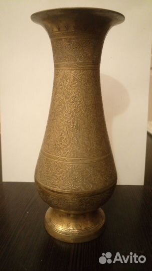 Ваза латунная. Индия 1970-е