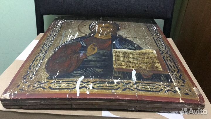 Икона вседержитель 19 век