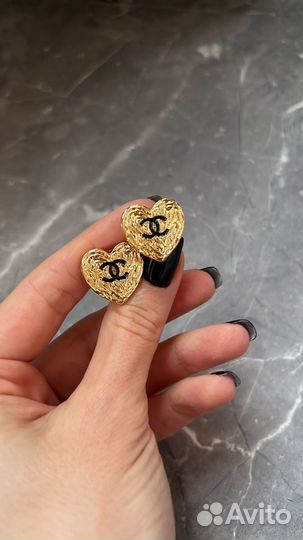 Серьги chanel