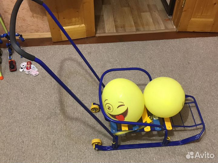 Санки детские двухместные