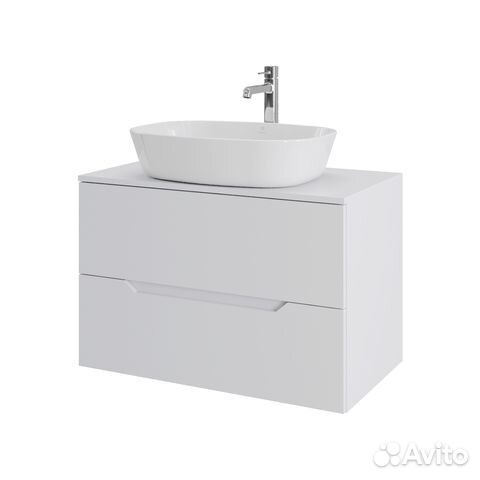 Тумба с раков. подвес. 80 бел.Li-80tuwmdf+B08-500W